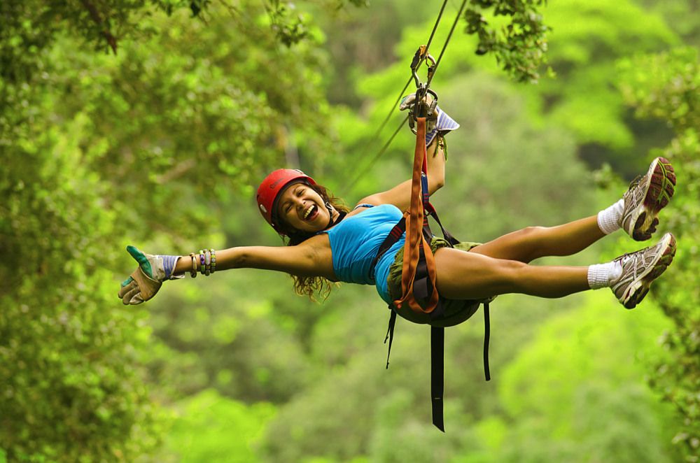 Costa Rica canopy zip-line